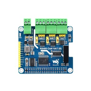 Isolierter RS485 CAN HAT (B) für <span class=keywords><strong>Raspberry</strong></span> <span class=keywords><strong>Pi</strong></span>, <span class=keywords><strong>2</strong></span>-Ch RS485 und 1-Ch CAN, Multi Protections