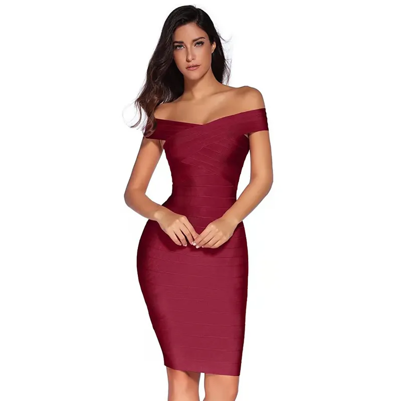Casual Spring Pink Elegant One Shoulder Xxl Womens Skirts Plus Size Sexy Bodycon Rayon Evening Party Dresses