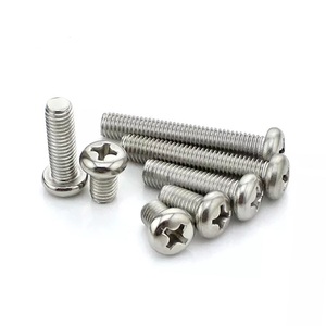 M2-M10 304 Stainless Steel DIN7985 Round Pan Head Machine <strong>Screws</strong> with Cross Recessed Switch Socket <strong>Screw</strong> for Machine Use - Product Image 1