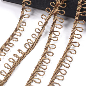 Fita elástica de 1cm/1.3cm para moças, várias cores, botão, laço