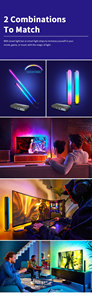 Tuya akıllı ışık çubuğu WIFI ortam ışığı TV arkaplan ışığı RGBIC LED şerit ışıkları HDMI Sync kutusu kiti - Product Image 3