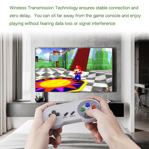 USB 2.4GHz Wireless SNES <strong>Controller</strong> Gamepad Compatible with PC MAC <strong>Raspberry</strong> <strong>Pi</strong> Linux