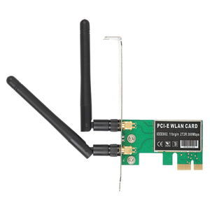 300Mbps PCI-E WIFI <strong>Wireless</strong> <strong>Network</strong> Card Desktop Dual Antenna 2.4G M 2T2R PCI E PCIe LAN Adapter PC <strong>Computer</strong> Access - Product Image 4