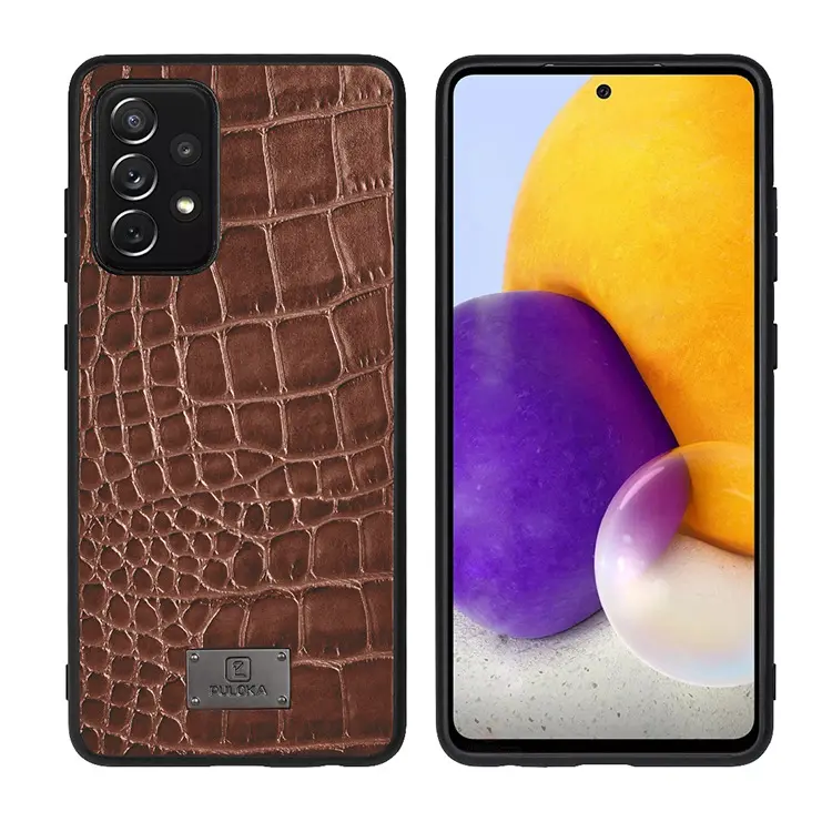 Luxe convoiter gros bon prix derniers étuis de téléphone portable en cuir de crocodile couvre pour samsung galaxy s21 s23 s22 ultra plus