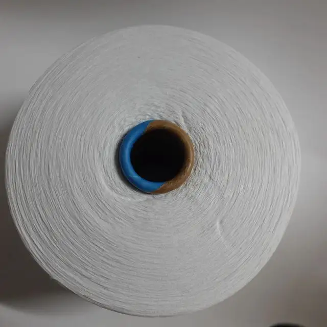 Buena Venta de hilo mezclado reciclado de algodón hilo de poliéster para tejer