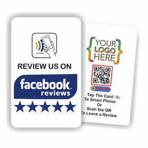 NFC Google Bewertungskarte mit QR-Code wiederverwendbare Smart Card Tipsen auf Bewertungskarte - Product Image 5