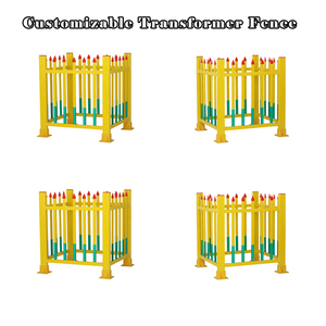 Fiberglass Transformer Fence Traffic <strong>Barrier</strong> for Power Engineering &amp; Road Applications - Product Image 5