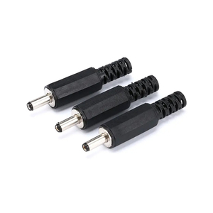 DC güç erkek tak 3.5mm X 1.3mm DC güç Jack konnektörü 3.5*1.3mm erkek soket dağı fişler 1A 30V siyah bağlayıcı - Product Image 5