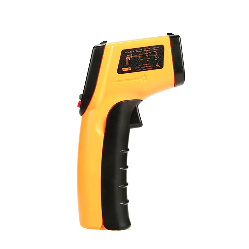 Pirómetro láser Digital sin contacto GM320, pistola de temperatura IR Industrial, termómetro infrarrojo para la industria