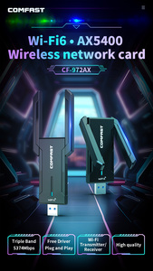 ไดร์เวอร์ฟรี RTL8832CU CF-972AX USB3.0 5374Mbps Wifi6 COMFAST USB อะแดปเตอร์ WIFI สำหรับพีซี - Product Image 2