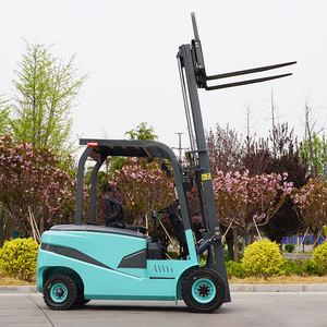 2.5 Ton elettrico Stacker carrello elevatore nuovo sedile operatore fattoria/magazzino 3 metri capacità di sollevamento carico e scaricare sinistra e destra - Product Image 1