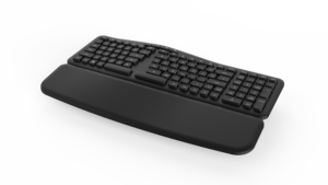 Teclado de oficina ergonómico de tamaño completo de 104 teclas 2,4G inalámbrico para carga Bluetooth modos duales con interfaz USB BT Nuevo - Product Image 3