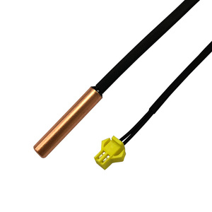 Sensor de temperatura personalizado de alta calidad de fábrica Ntc 2,7 K Ohm Ntc Sensor de descongelación Sensor de temperatura de cabeza de cobre - Product Image 3