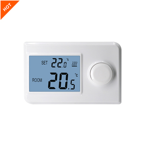 WiFi-fähiger intelligenter Thermostat für Wasser heizsystem Modernes Design mit Drehknopf und <span class=keywords><strong>LCD</strong></span>-Bildschirm für den Wohnungs gebrauch