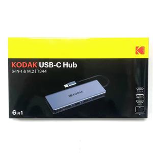 Yeni model yüksek kaliteli alüminyum alaşımlı kabuk ile M.2 (NVME 1.3) T344 tip-c 6IN1 hub destekler - Product Image 2