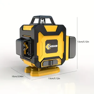 16线激光水平仪4*360度亮度调节遥控高精度测量仪器测量工具 - Product Image 4