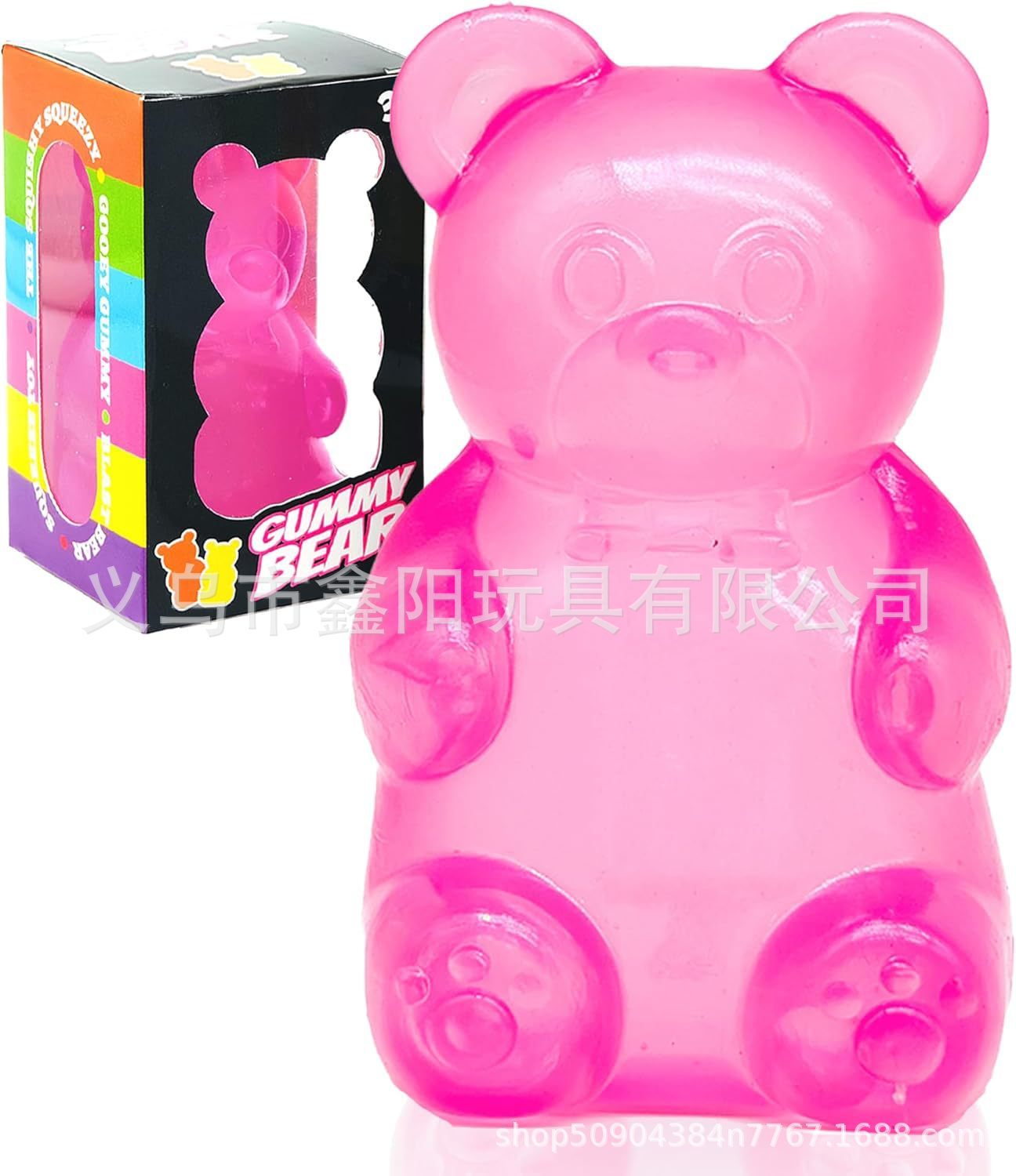 Candy bear-Pink/Color box package