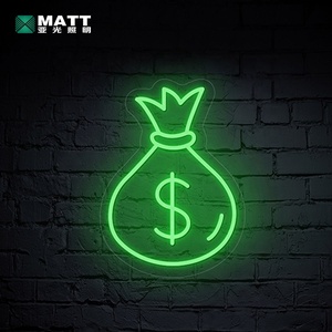 Mat Monopolie Cash Neon Teken Uv Print Acryl Led Neon Licht Met 4Mm Dikte Monopoly Ontwerp Voor Bedrijven - Product Image 4