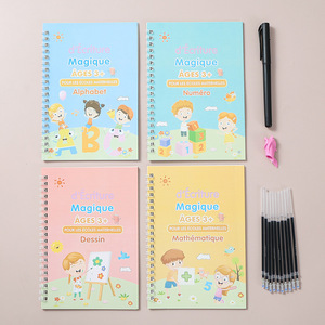 Arapça alfabe kaligrafik uygulama için sihirli kitap için yeniden dayanıklı kağıt Workbook oyuncak kids 'eğitim eğlenceli için - Product Image 4