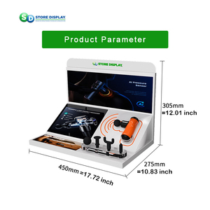 แท่นแสดงสินค้าส่งเสริมการขายพร้อมจอ LCD ขนาด10.1นิ้วตู้โชว์แว่นตาอะคริลิกอัจฉริยะ - Product Image 2