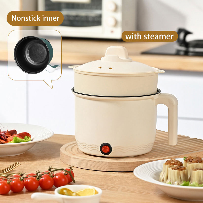 White/Non stick inner with pp steamer