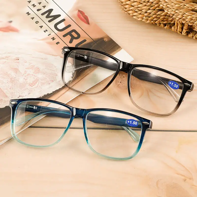 안티 블루 안경 초경량 돋보기 Pc 도매 안경 읽기 봄 힌지 1.50 2.0 1.75