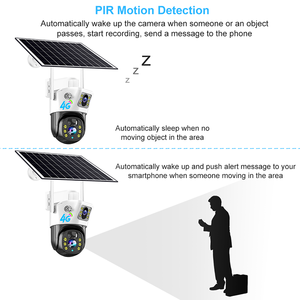LEVOFAST 4G Low Power Outdoor Wireless Solar Power Security Ip <strong>Camera</strong> 4MP WiFi PTZ Dual Lens Linkage Solar <strong>Camera</strong> Outdoor - Product Image 6