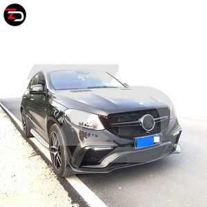 Factory Price <strong>B</strong> Style Carbon Body <strong>Kit</strong> With Front Lip Rear Diffuser Spoiler for GLE Coupe W166 GLE350 GLE450 - Product Image 2