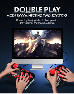 YLW 4 in1有線TVビデオゲームコンソールスイッチジョイスティックコントローラープラグアンドプレイPC P3Android用