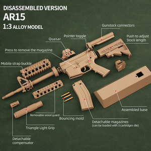 Factory Wholesale <strong>AR15</strong> Miniature Toy Model Guns 28cm New Product Metal Customizable for Unisex - Product Image 5