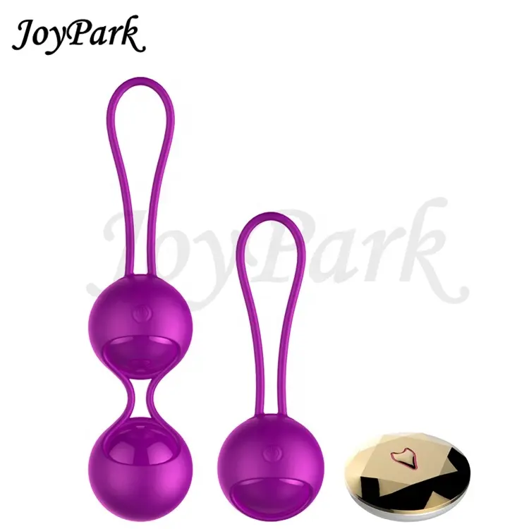 JoyPark Fox M3 Silicone Rung Trứng Thu Nhỏ Bóng Phụ Nữ Âm Đạo Quả Tạ Kegel Balls Cho Phụ Nữ Thắt Chặt