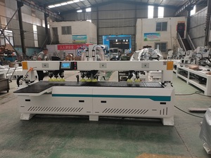 4 Spindel Hochgenaue automatische <span class=keywords><strong>CNC</strong></span>-Seiten loch bohrung Holzloch bohr schlitz maschine für Tür
