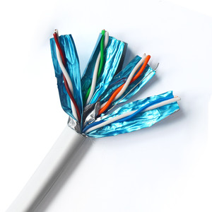 Cavo di rete Cat7 LAN solido/filati S/FTP F/FTP Cat7 cavo Ethernet UL CM CMR CMP elenco CE certificato