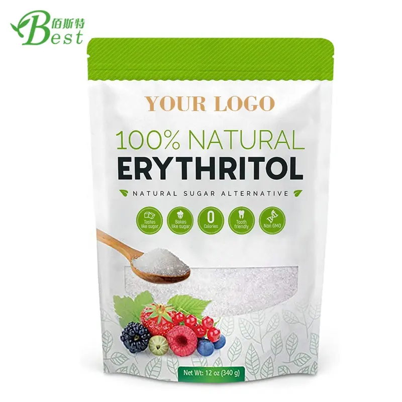 Großhandel 25kg 50kg Beutel Bio Sucralose Stevia Mönch Frucht Erythrit Pulver Mischung Süßstoff Bulk günstigen Preis Zucker Erythrit