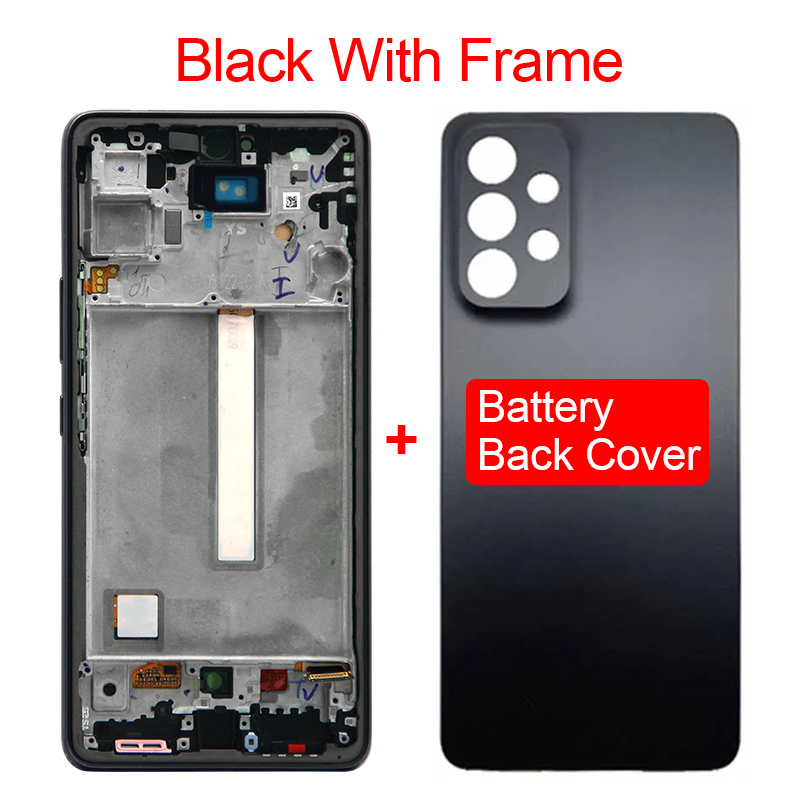 Black With Frame+Back Cover