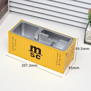 カスタマイズ1:30コンテナ形状プラスチックペンホルダーロゴ印刷デスクオーガナイザーギフトボックス収納ボックス & ビン製品 - Product Image 3