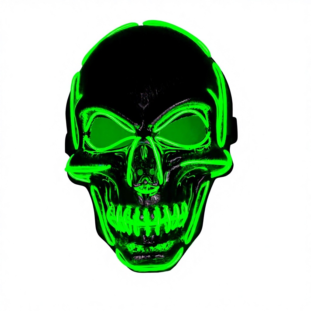 Gomma verde teschio