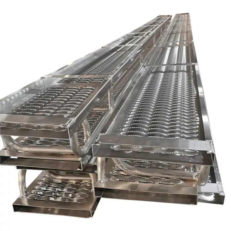 Punched Hole Aluminum Anti Skid Serrated Walkway Grip Strut Plank Grating Perforated Sheet Metal Safety Grating