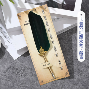 Sıcak satış gerçek doğal divit kalem Nibs kartı ile Calligraphist için Opp paketi - Product Image 4