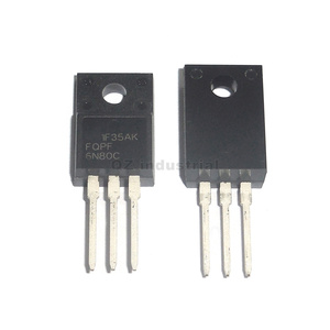 QZ FQPF6N80C มอสเฟท N-CH 800V 5.5A 6N80C TO220F FQPF6N80CT FQPF6N80