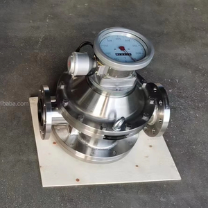 Factory 2&quot; <strong>Pulse</strong> Equivalent <strong>Output</strong> Pointer Glue Industrial Butter Molasses Oval Gear Flow Meter - Product Image 4