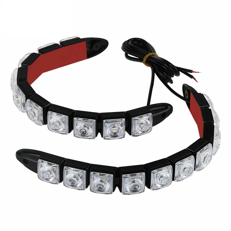 6LEDS 8LEDS 9LEDS 10LEDS Flexibles DRL-Auto Tagfahrlicht Fahr leuchte Lenkung Blinker Schlangen lichter