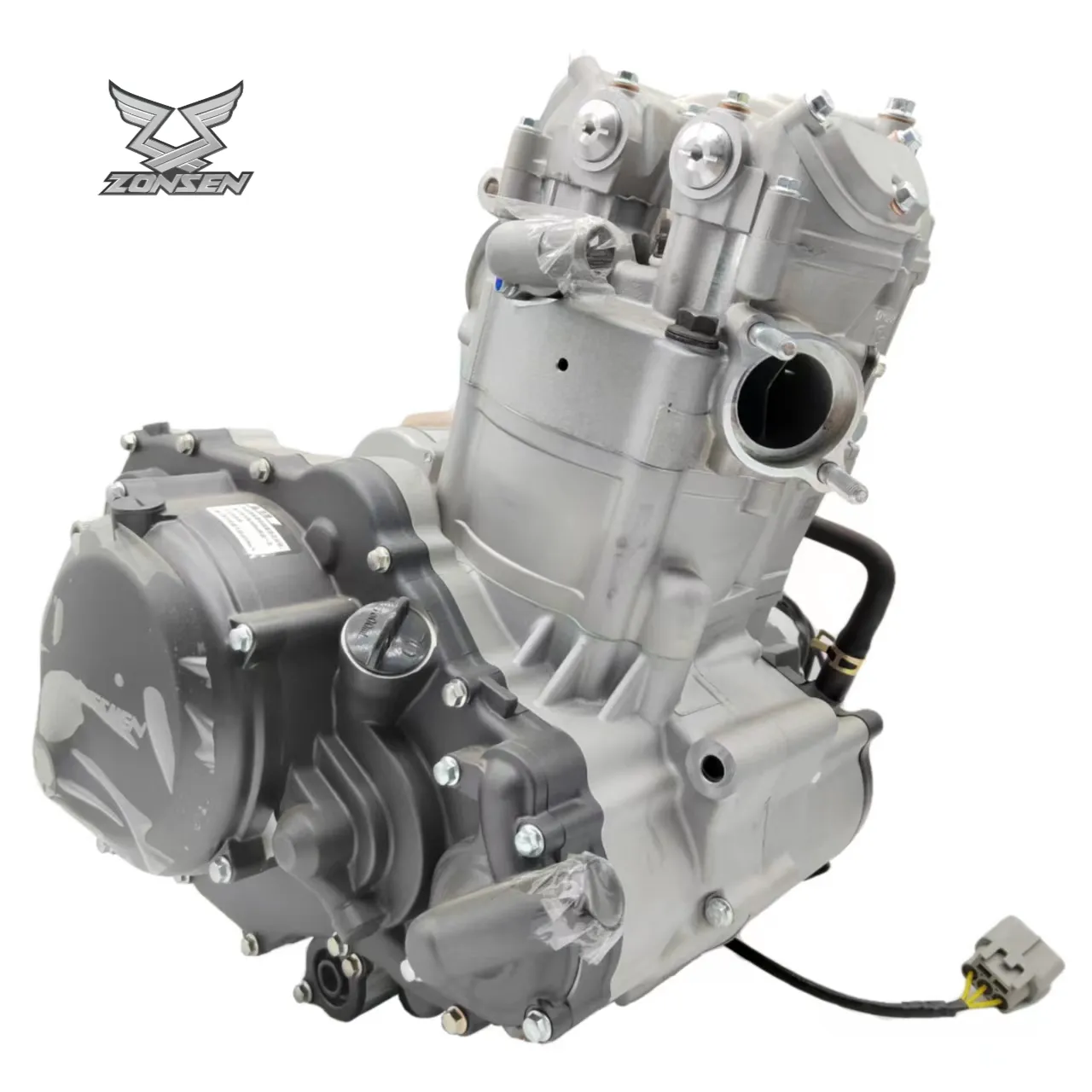 Fabrika satış zongshen 450cc güncellenmiş sürümü motor ZS194MQ 4 vana su soğutmalı motosiklet atv motor için bajaj honda