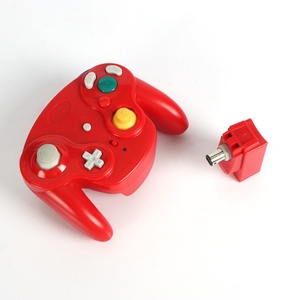 Wii U Gamecube NGC GC用のクラシック2.4Gワイヤレスコントローラーゲームパッド、レシーバーアダプタージョイスティックジョイパッド付き - Product Image 6