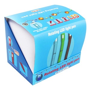 O & Q khuyến mại quà lưu niệm bút trẻ em 'đồ chơi quay bút dễ thương capybara dẫn ánh sáng Bút Bi 0.7mm màu xanh mực nhựa - Product Image 6