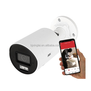 Telecamera di rete Mini Bullet Full Color DS-2CD2047G2-LU/SL altoparlante microfonico attivo deterrenza 4MP IP telecamera - Product Image 1