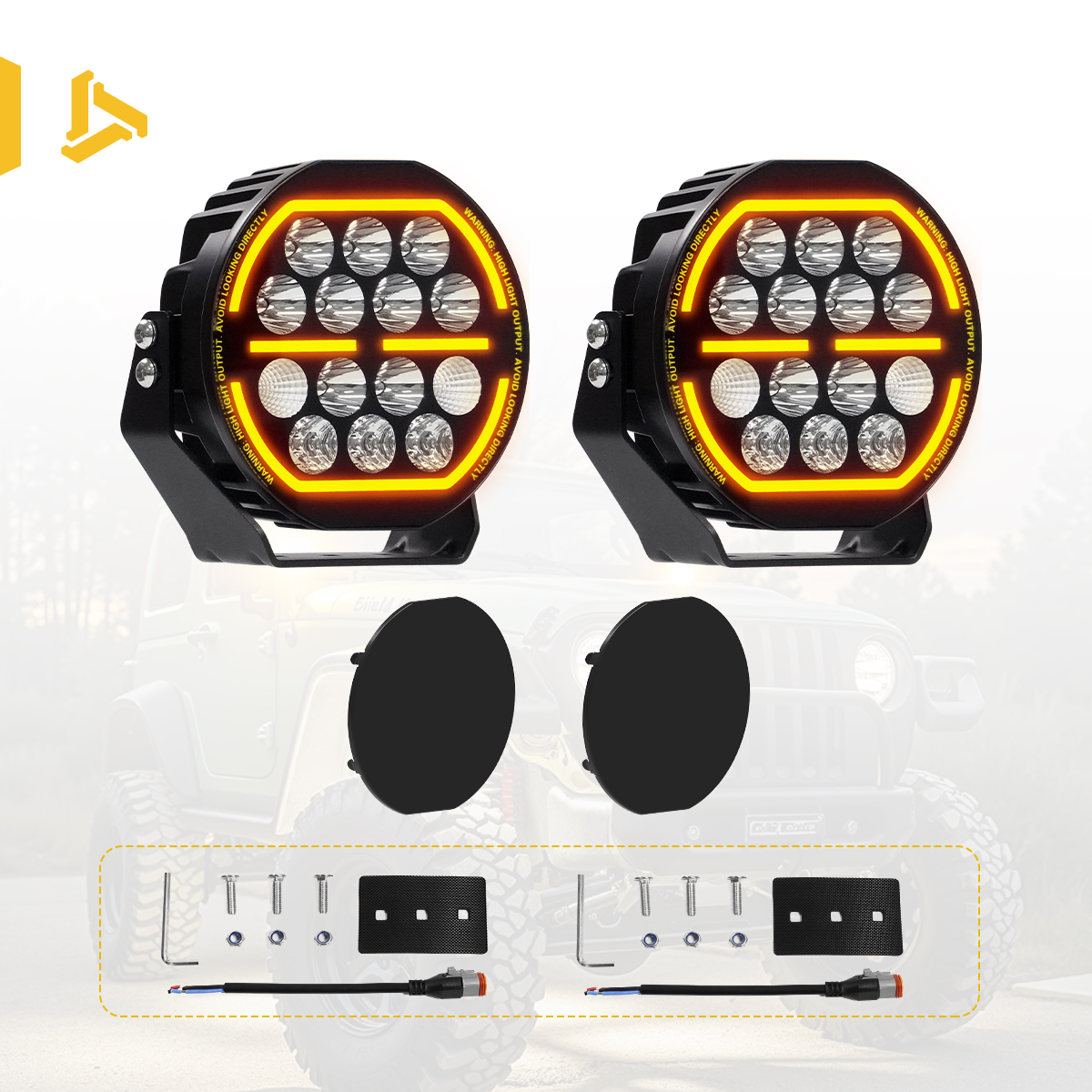 Light Kit ( Pair + Black Cover )