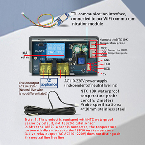 WIFI remote <strong>temperature</strong> <strong>controller</strong> switch digital display intelligent full-automatic <strong>temperature</strong> <strong>controller</strong> with probe SA10 - Product Image 2