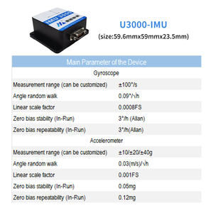 Used in Platform Stabilization high accuracy Factory Supply Price Tactical level Integrated <strong>Mems</strong> Accelerometer and <strong>Gyroscope</strong> imu - Product Image 2
