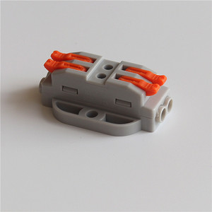 Quick <strong>Connecting</strong> Style <strong>Spring</strong> Splice <strong>Terminal</strong> 2 3 4 5 Ways Electric Cable Lever Wire <strong>Terminal</strong> <strong>Block</strong> Connectors - Product Image 3